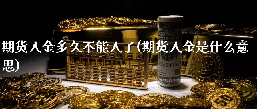 期货入金多久不能入了(期货入金是什么意思)