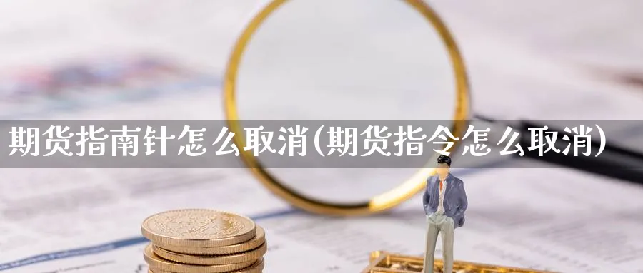 期货指南针怎么取消(期货指令怎么取消)