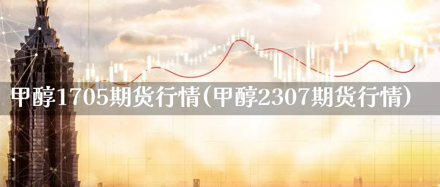 甲醇1705期货行情(甲醇2307期货行情) (https://www.haizilaw.com/) 恒指期货 第1张