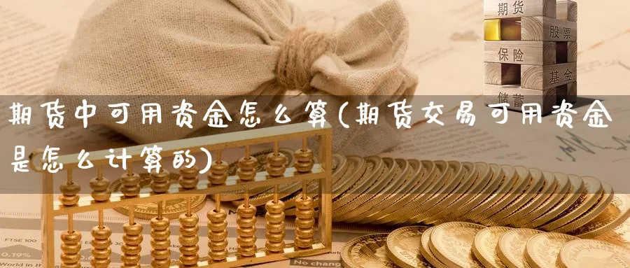 期货中可用资金怎么算(期货交易可用资金是怎么计算的) (https://www.haizilaw.com/) 德指期货 第1张