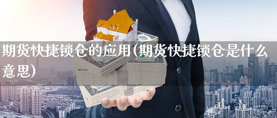 期货快捷锁仓的应用(期货快捷锁仓是什么意思) (https://www.haizilaw.com/) 化工期货 第1张