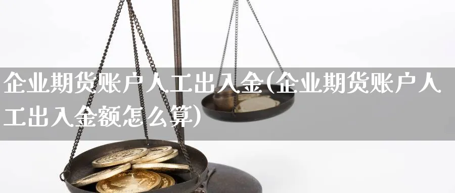 企业期货账户人工出入金(企业期货账户人工出入金额怎么算)