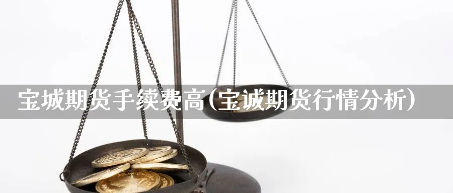 宝城期货手续费高(宝诚期货行情分析) (https://www.haizilaw.com/) 道指期货 第1张