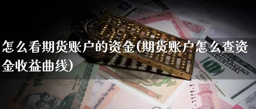 怎么看期货账户的资金(期货账户怎么查资金收益曲线)