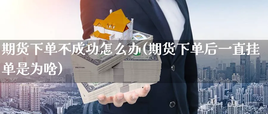 期货下单不成功怎么办(期货下单后一直挂单是为啥) (https://www.haizilaw.com/) 德指期货 第1张