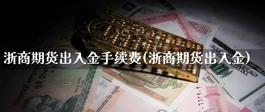 浙商期货出入金手续费(浙商期货出入金)